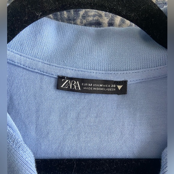 Blue Collared Mini Dress - Picture 3 of 3